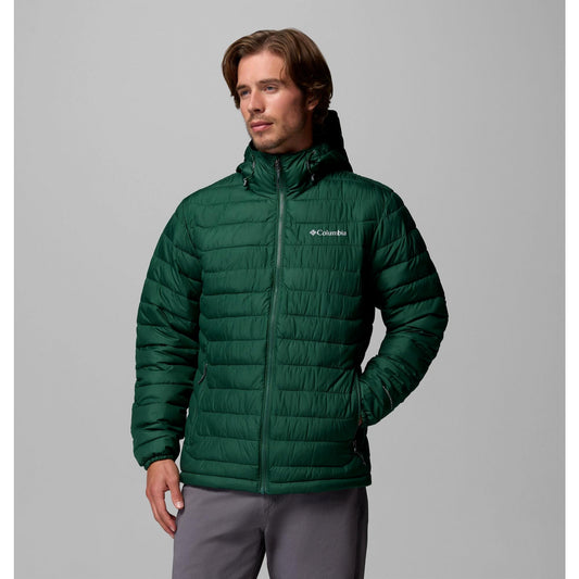 Columbia Men's Powder Lite II Hooded Jacket - Rain Forest