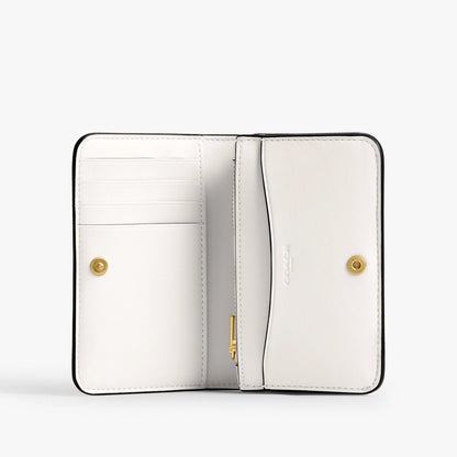 Coach Essential Slim Card Case - Brass/Chalk