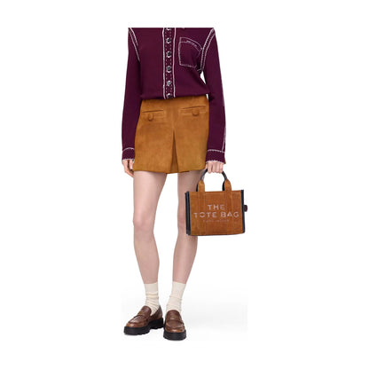 Marc Jacobs The Suede Small Tote Bag - COPPER