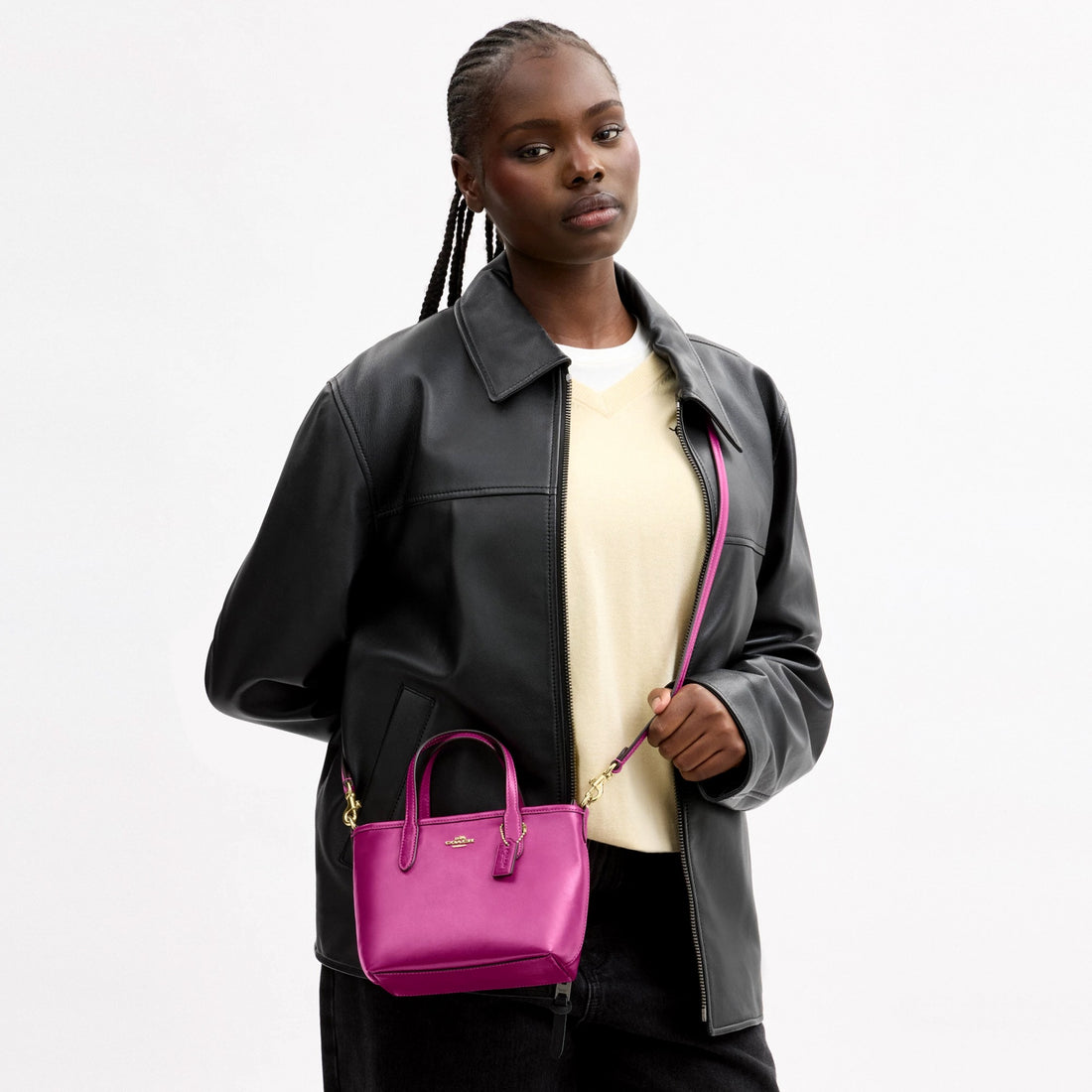 Coach City Mini Tote Bag - Im/Magenta