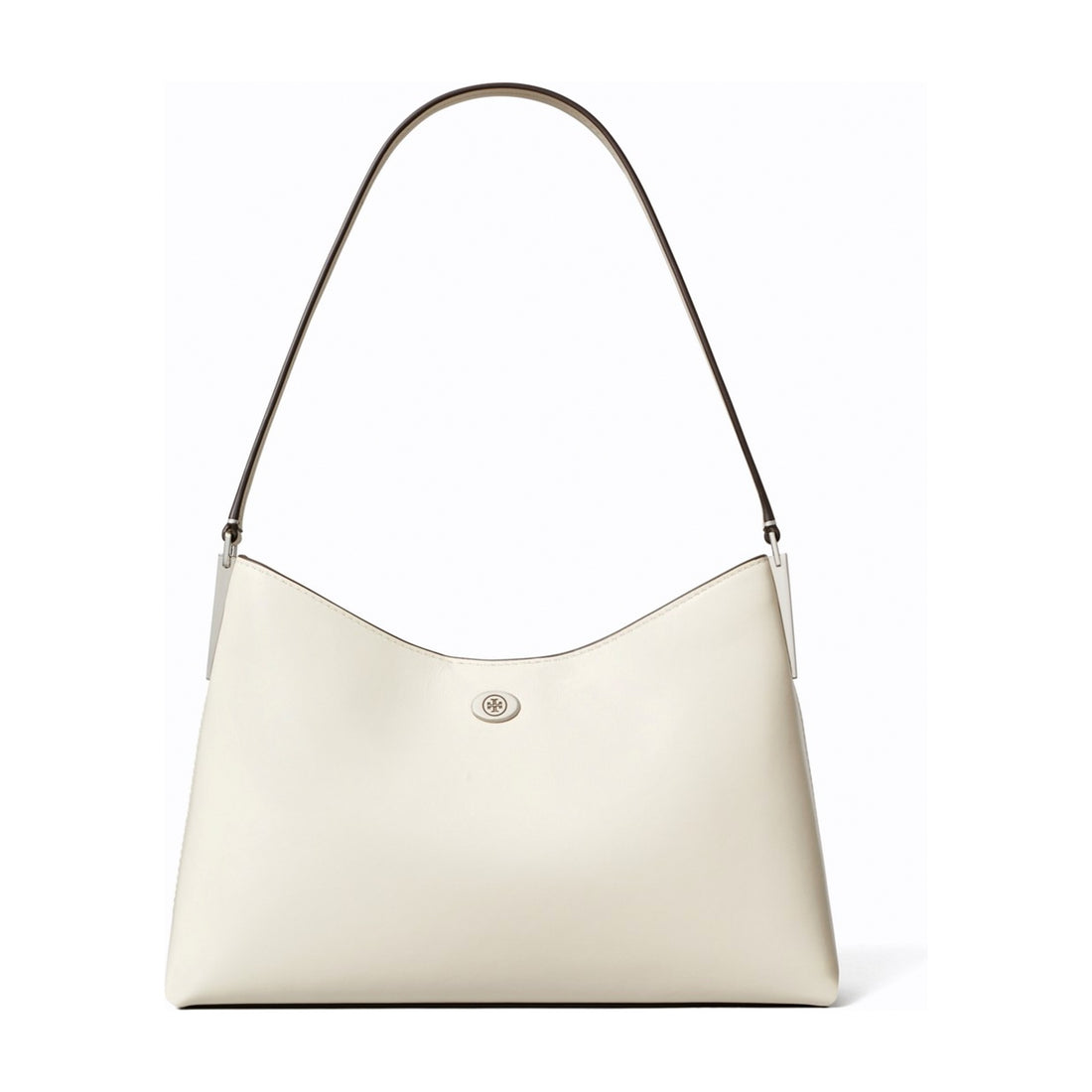 Tory Burch Small Robinson Shoulder Bag - Light Cream