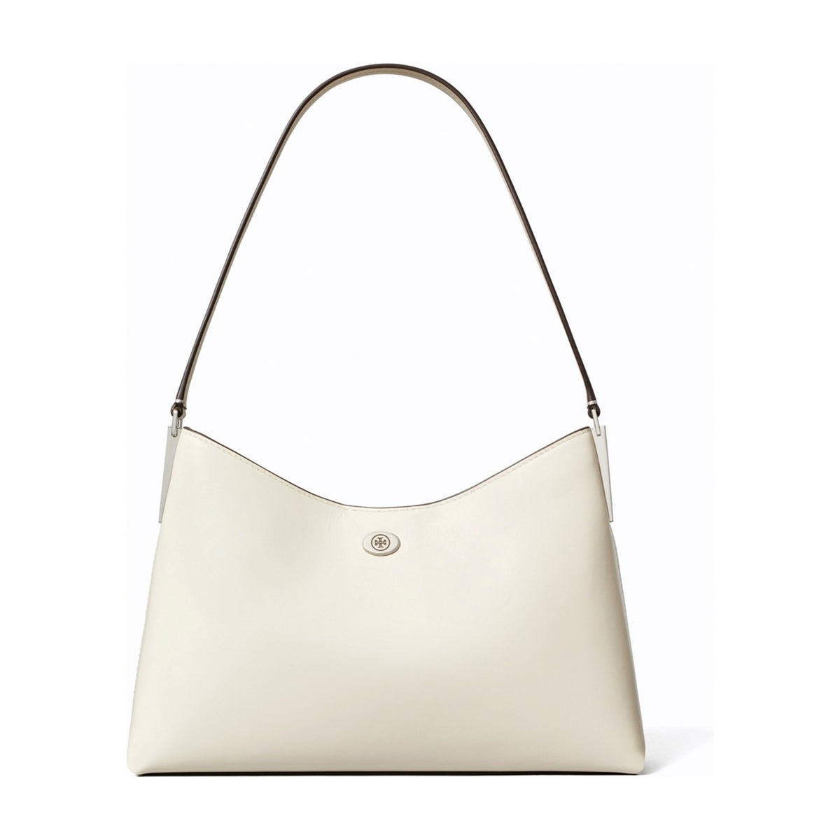 Tory Burch Small Robinson Shoulder Bag - Light Cream
