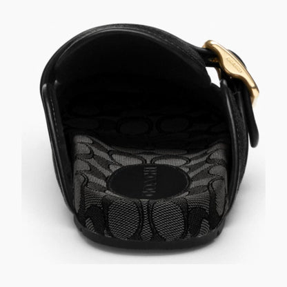 Coach Archival Buckle Clog - Black