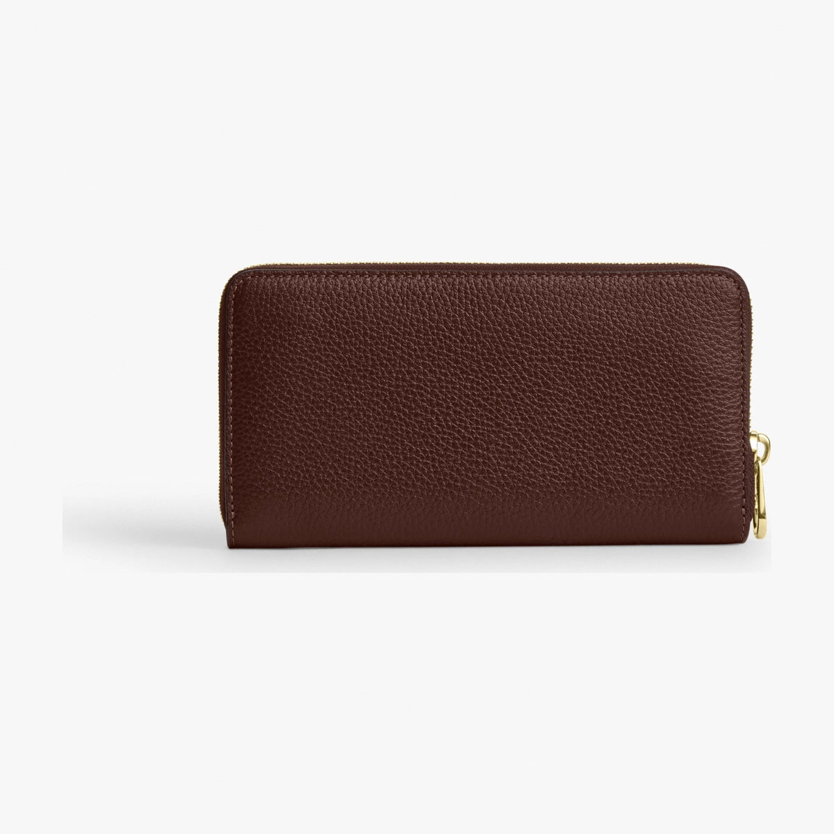 Coach Long Zip Around Wallet - Gold/Maple