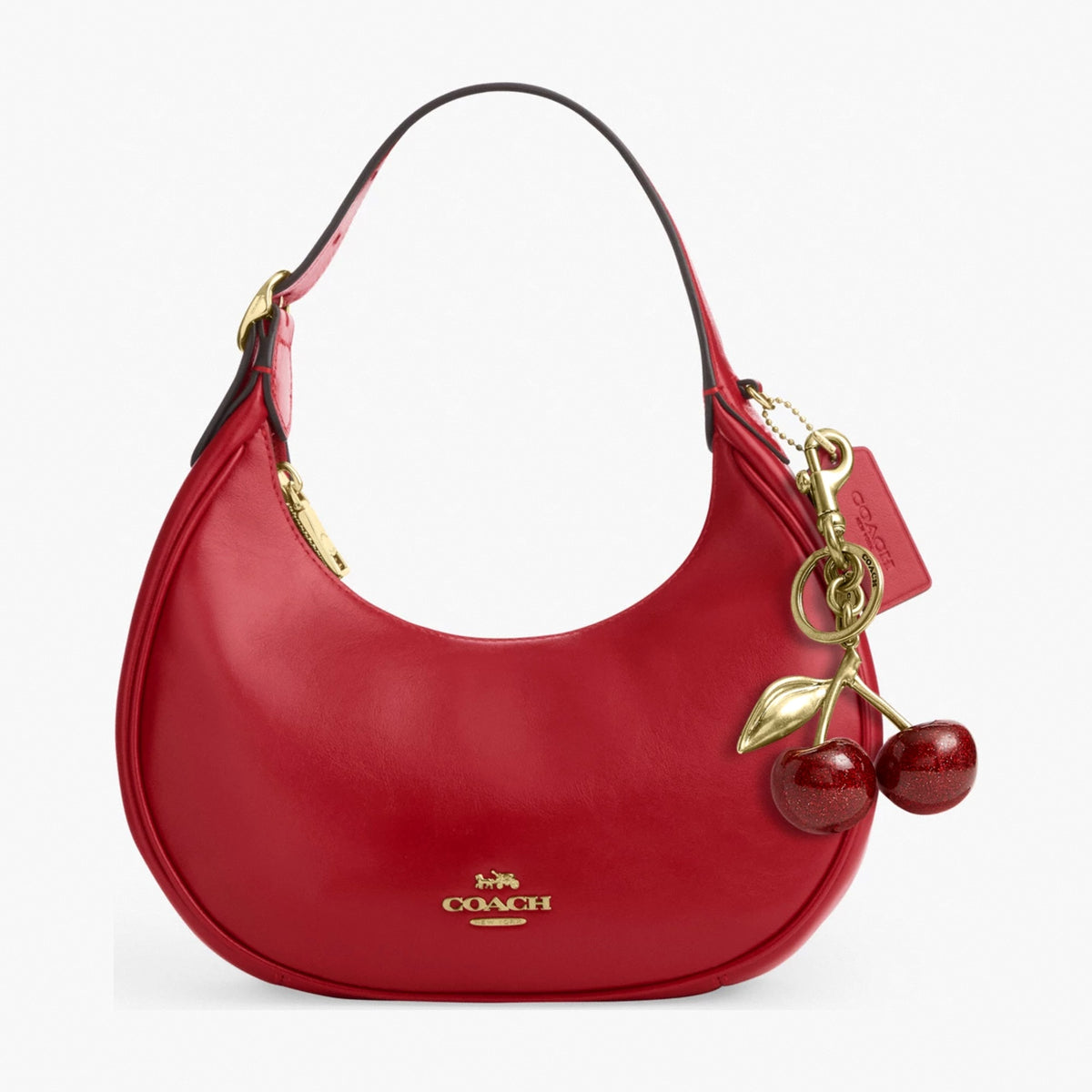 Coach Emily Shoulder Bag - Gold/Poppy