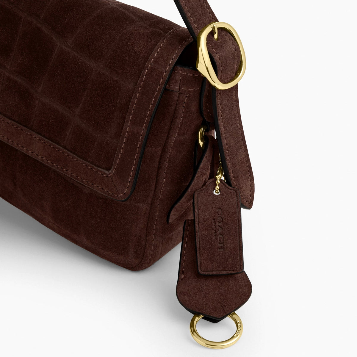 Coach Etta Small Flap Shoulder Bag - Gold/Maple
