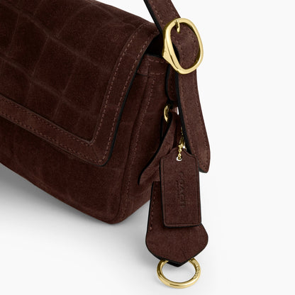 Coach Etta Small Flap Shoulder Bag - Gold/Maple