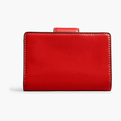 Coach Medium Corner Zip Wallet - Gold/Candy Apple