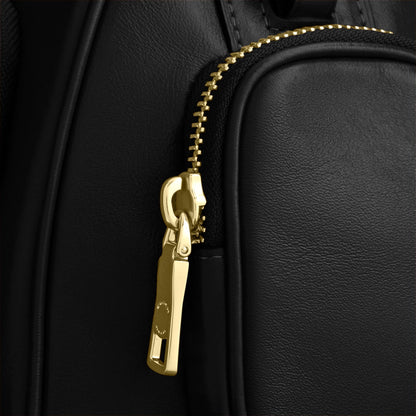 Coach Rowan Satchel Bag With Pockets - Gold/Black