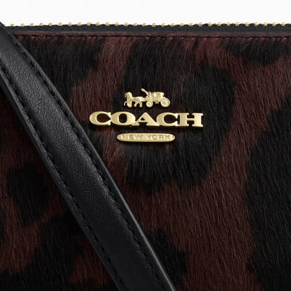 Coach Nolita 19 In Haircalf With Leopard Print - Gold/Dark Leopard