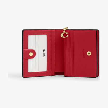 Coach Snap Wallet - Gold/Poppy