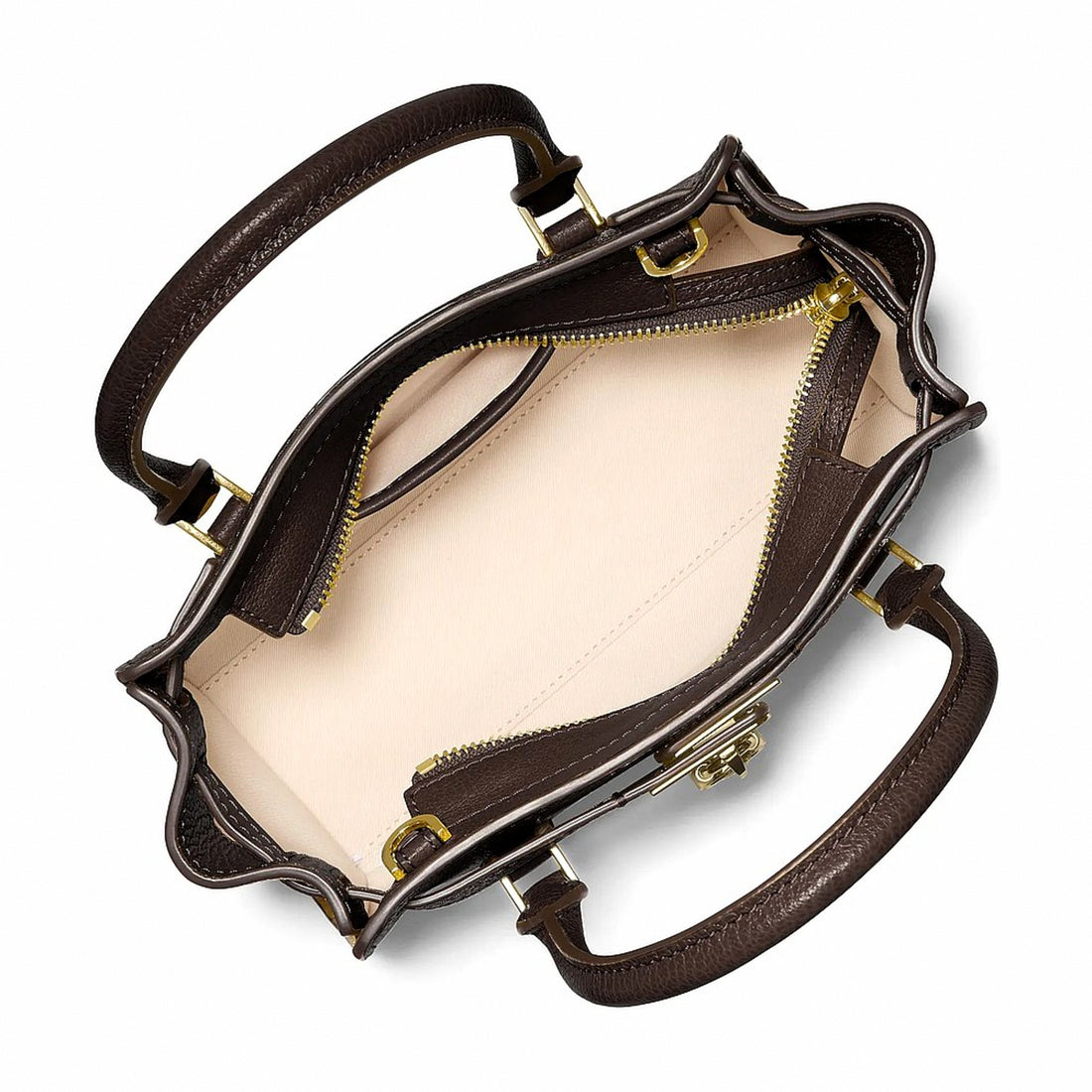 Michael Kors Hamilton Extra-Small Leather Crossbody Bag - CHOCOLATE