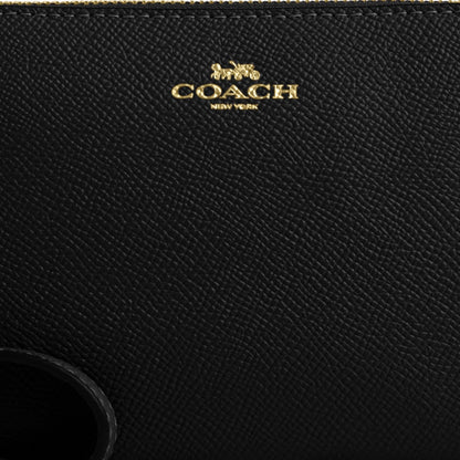Coach Corner Zip Wristlet - Gold/Black
