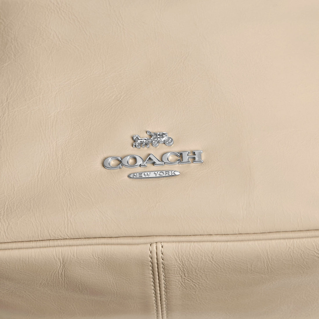 Coach Mini Carey Crossbody Bag - Silver/Ivory