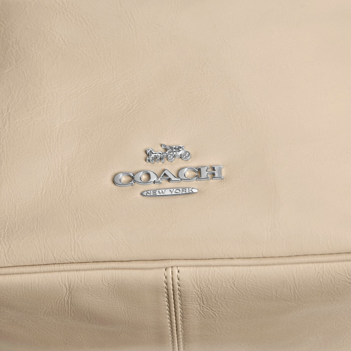 Coach Mini Carey Crossbody Bag - Silver/Ivory