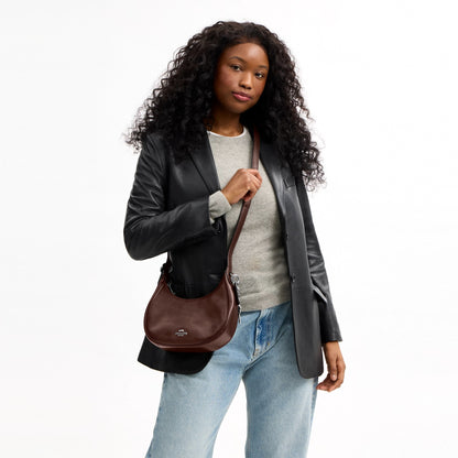 Coach Emily Shoulder Bag - Silver/Maple
