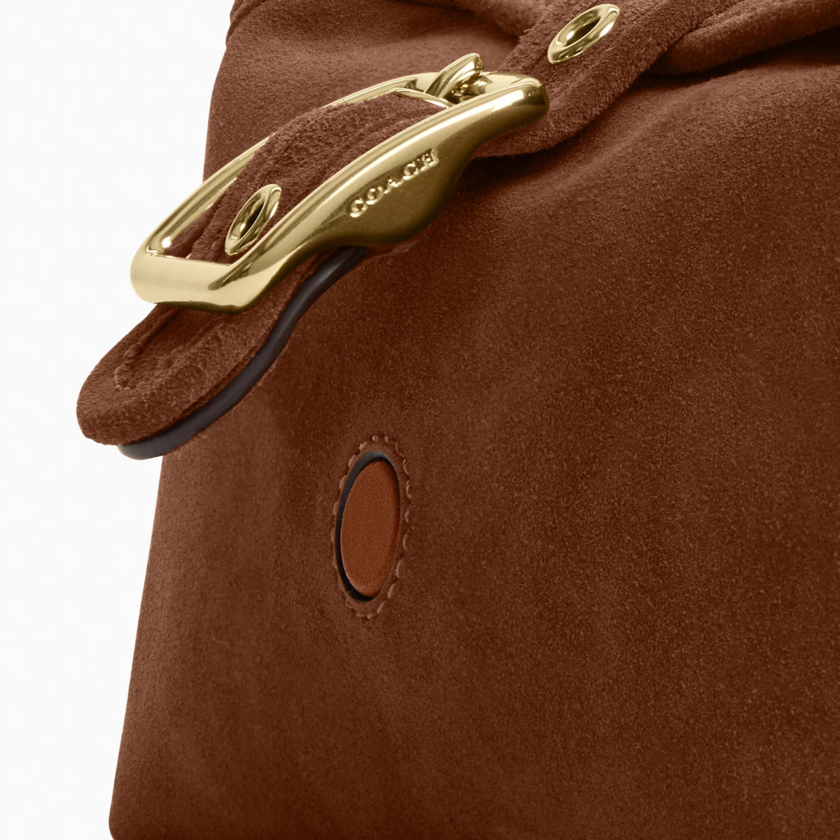 Coach Abbie Shoulder Bag - Gold/Warm Brown