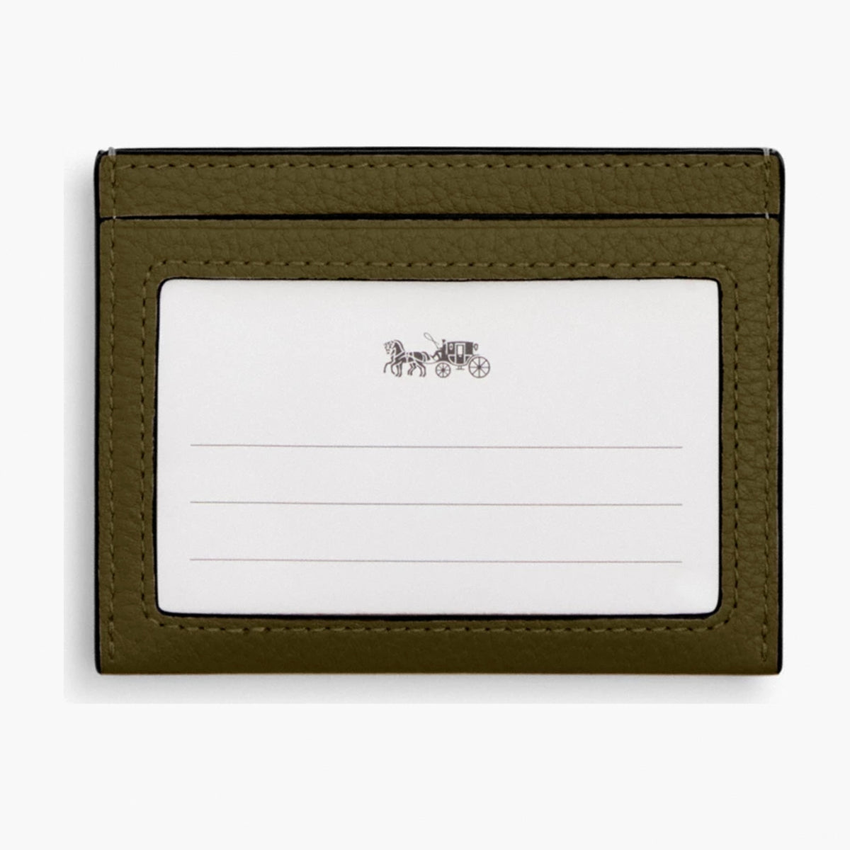 Coach Slim ID Card Case - Olive