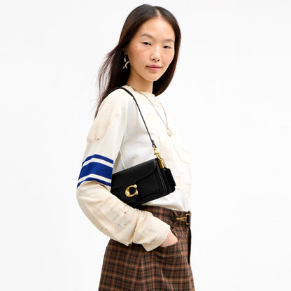 Coach Soft Tabby Shoulder Bag 20 - Brass/Black