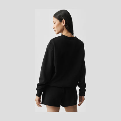 Alo Yoga Accolade Crew Neck Pullover - Black