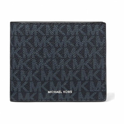 Michael Kors Cooper Logo Billfold Wallet With Coin Pouch - ADMRL/PLBLUE