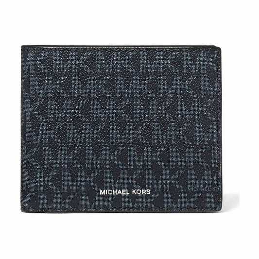Michael Kors Cooper Logo Billfold Wallet With Coin Pouch - ADMRL/PLBLUE