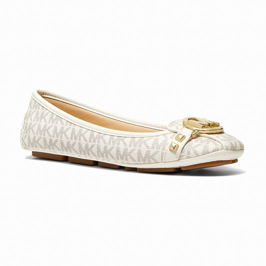 Michael Kors Fulton Studded Logo Moccasin - VANILLA