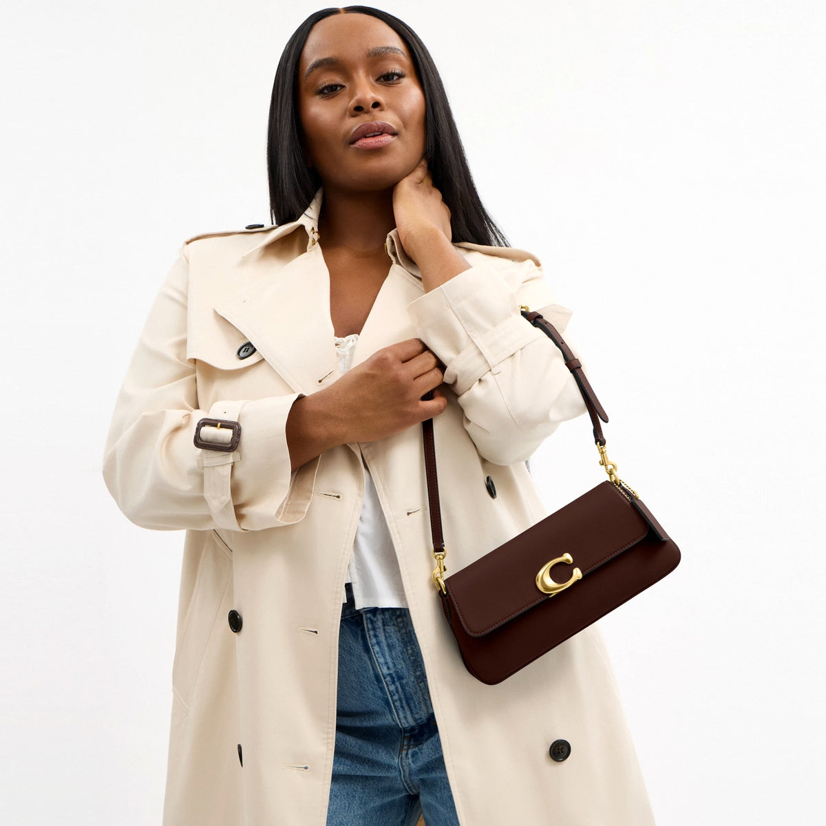 Coach Jet Shoulder Bag - Brass/Maple