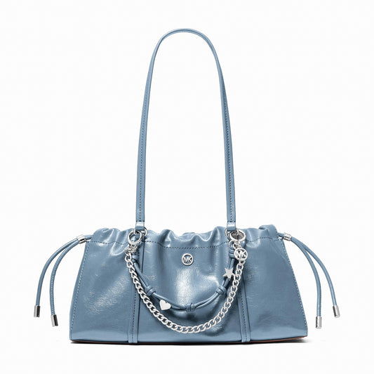 Michael Kors Matilda Small Cinched Shoulder Bag - DENIM