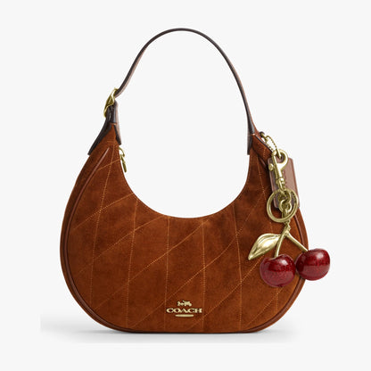 Coach Emily Shoulder Bag With Quilting - Gold/Warm Brown