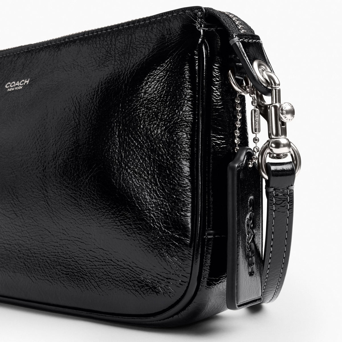 Coach Plaza Bag - Silver/Black