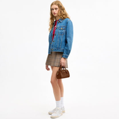 Coach Mini Rowan Crossbody Bag - Gold/Warm Brown