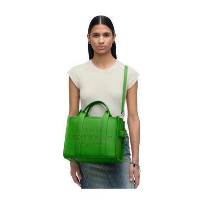 Marc Jacobs The Leather Medium Tote Bag - KIWI
