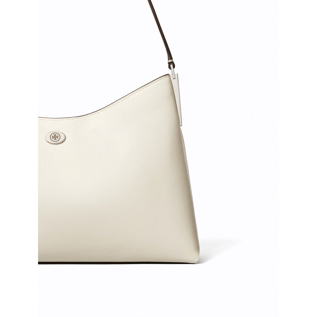 Tory Burch Small Robinson Shoulder Bag - Light Cream