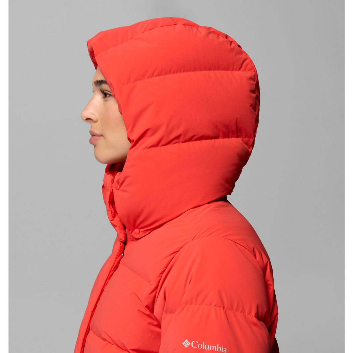 Columbia Women's Amaze Puff Hooded Jacket - Poppy Red