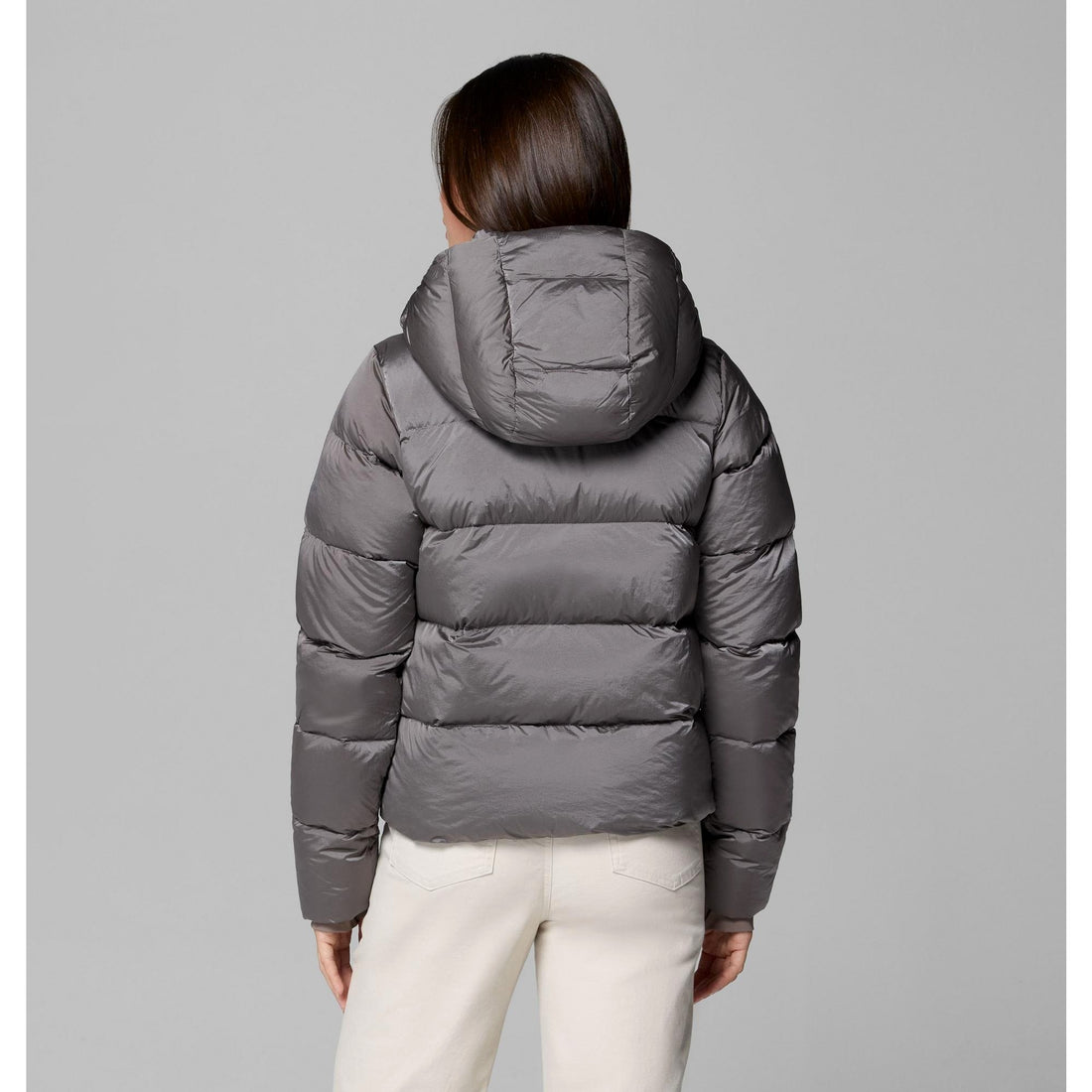 Columbia Women's Amaze Puff Hooded Jacket - Iron High Shine