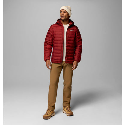 Columbia Men's Powder Lite II Hooded Jacket - Red Oxide Ripstop