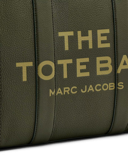 Marc Jacobs The Leather Medium Tote Bag - FOREST