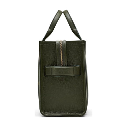 Marc Jacobs The Leather Medium Tote Bag - FOREST