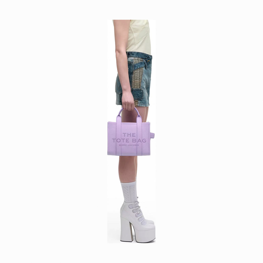 Marc Jacobs The Leather Small Tote Bag - WISTERIA