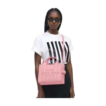 Marc Jacobs The Leather Small Tote Bag - RIBBON PINK