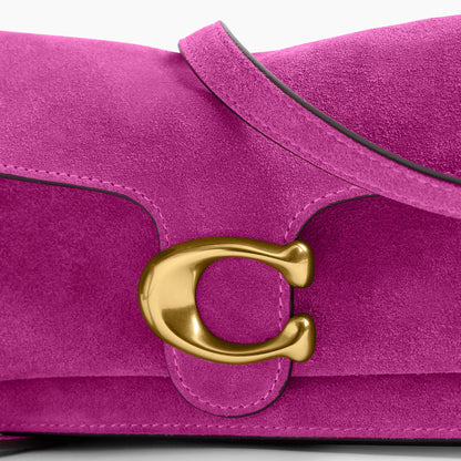 Coach Soft Tabby Shoulder Bag 20 - Brass/Magenta