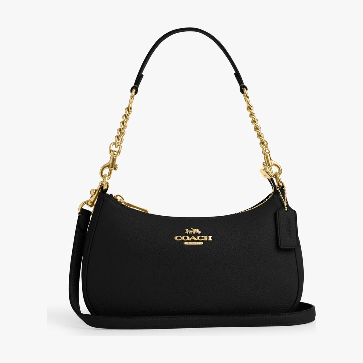 Coach Teri Shoulder Bag - Gold/Black