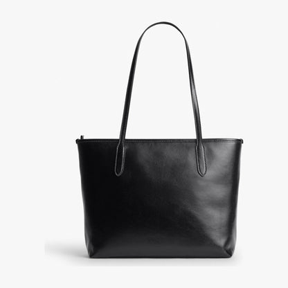 Coach Medium City Tote Bag - Silver/Black