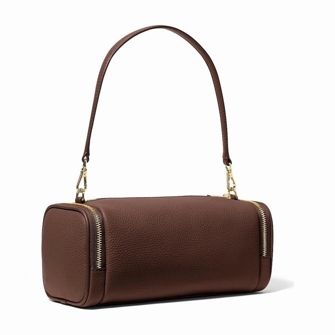 Michael Kors Jet Set Travel Small Pebbled Leather Convertible Crossbody Bag - NUTMEG