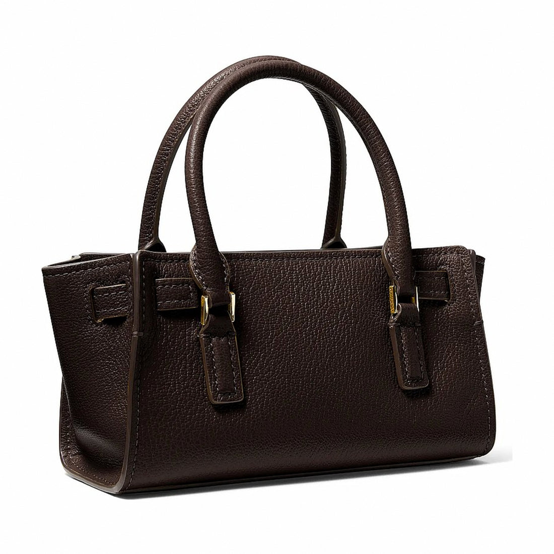 Michael Kors Hamilton Extra-Small Leather Crossbody Bag - CHOCOLATE