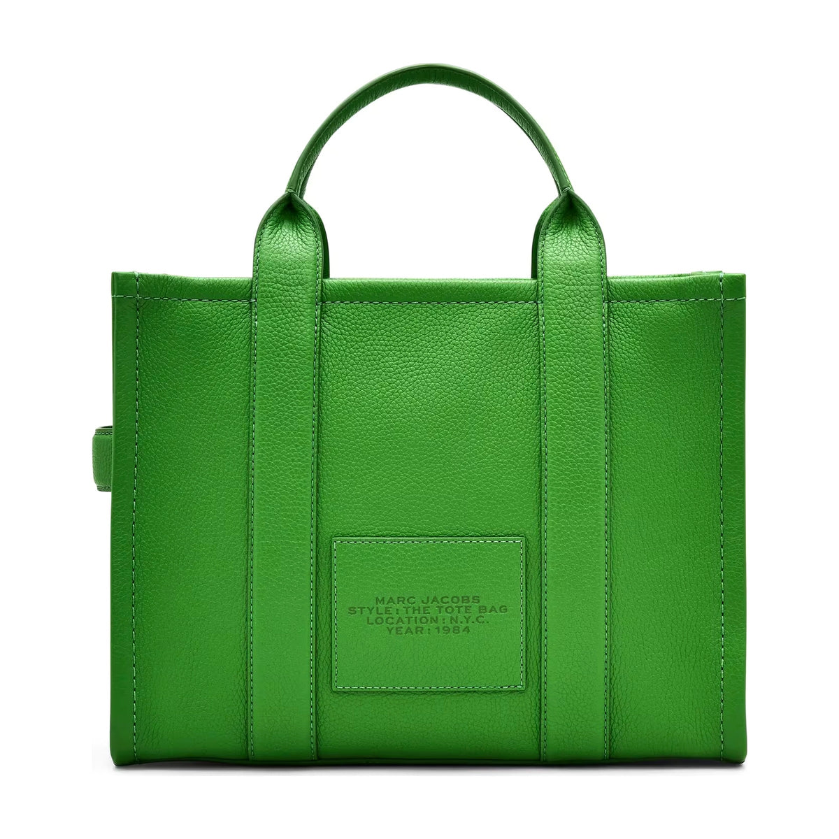 Marc Jacobs The Leather Medium Tote Bag - KIWI