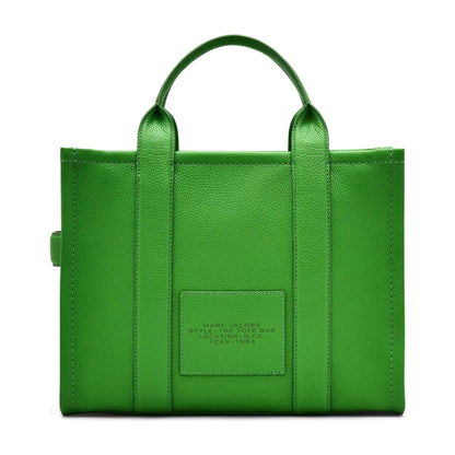 Marc Jacobs The Leather Medium Tote Bag - KIWI