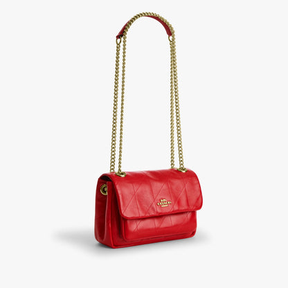 Coach Elodie Crossbody Bag 18 With Quilting - Im/Candy Apple