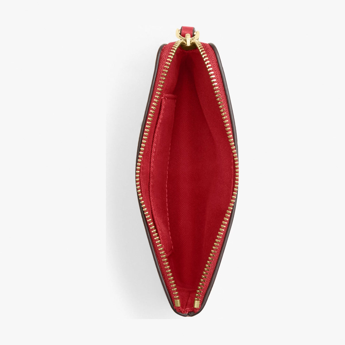 Coach Corner Zip Wristlet - Gold/Poppy